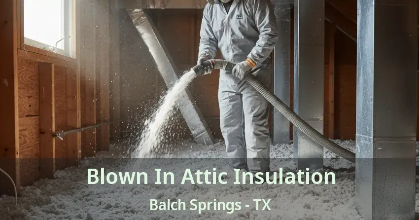 Blown In Attic Insulation Balch Springs - TX