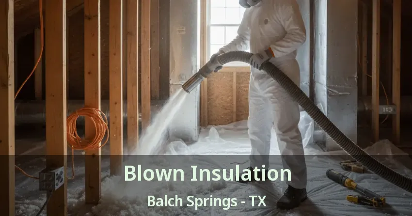 Blown Insulation Balch Springs - TX