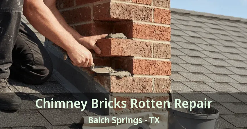 Chimney Bricks Rotten Repair Balch Springs - TX