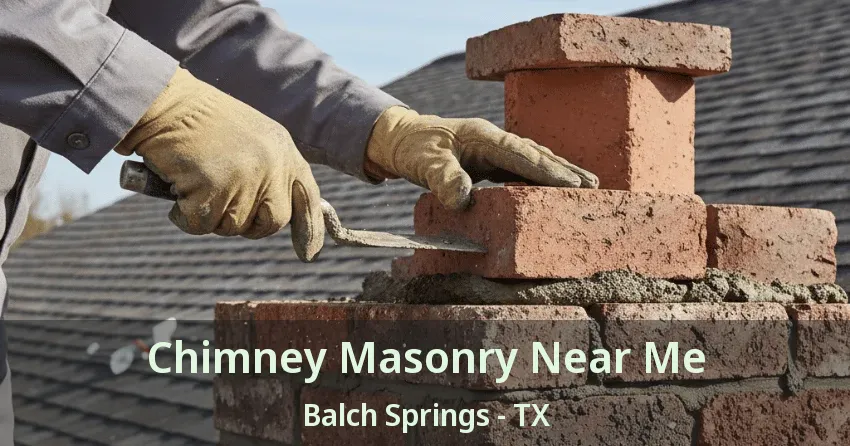 Chimney Masonry Near Me Balch Springs - TX