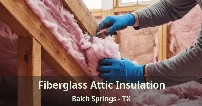 Fiberglass Attic Insulation Balch Springs - TX