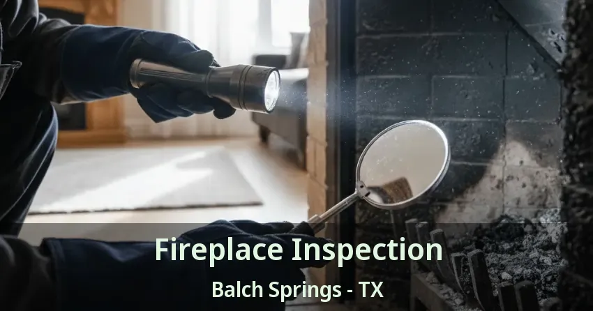 Fireplace Inspection Balch Springs - TX