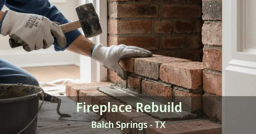 Fireplace Rebuild Balch Springs - TX