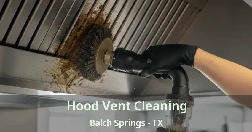 Hood Vent Cleaning Balch Springs - TX