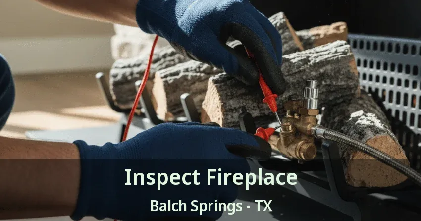 Inspect Fireplace Balch Springs - TX