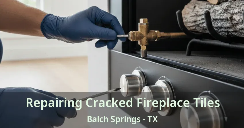 Repairing Cracked Fireplace Tiles Balch Springs - TX