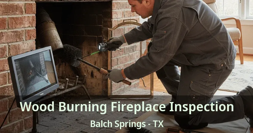 Wood Burning Fireplace Inspection Balch Springs - TX Wood Burning Fireplace Inspection Balch Springs - TX